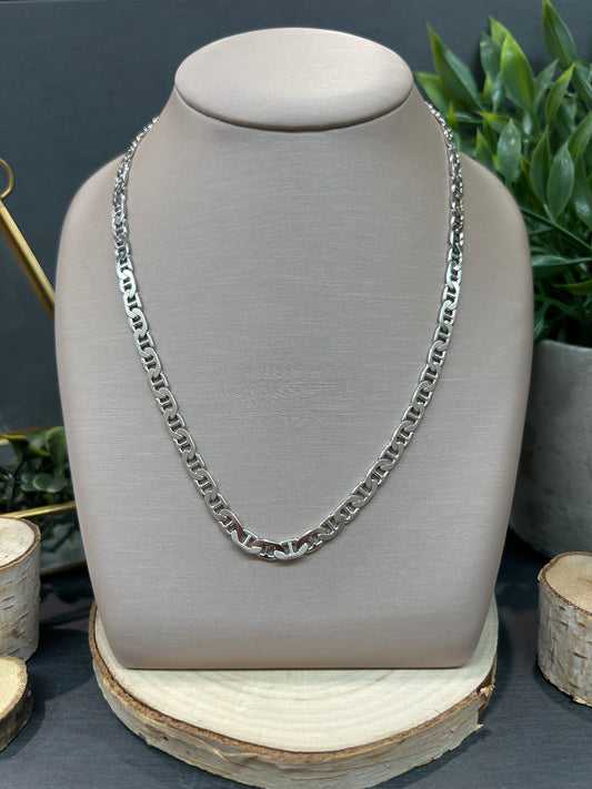Men's Sterling Silver Marine Link Chain