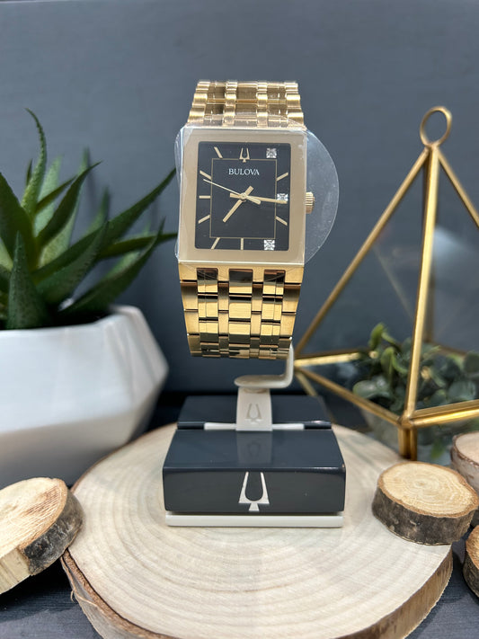 Men's Bulova Mark Anthony Diamond Watch with Metal Band