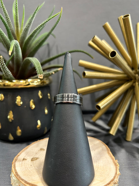 Tantalum and Titanium 7mm Grooved Malo Band