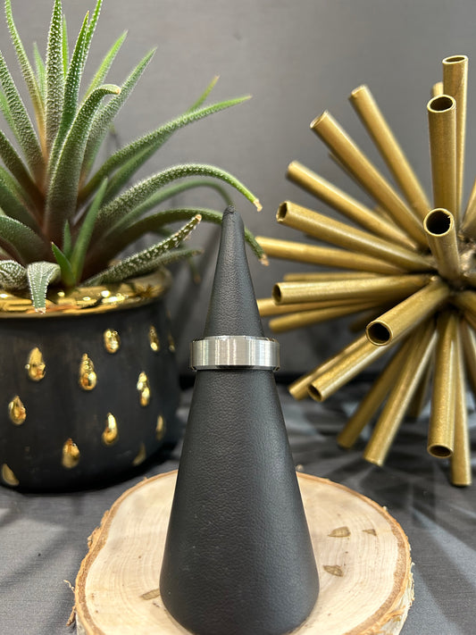 Tungsten 8mm Polished Malo Band