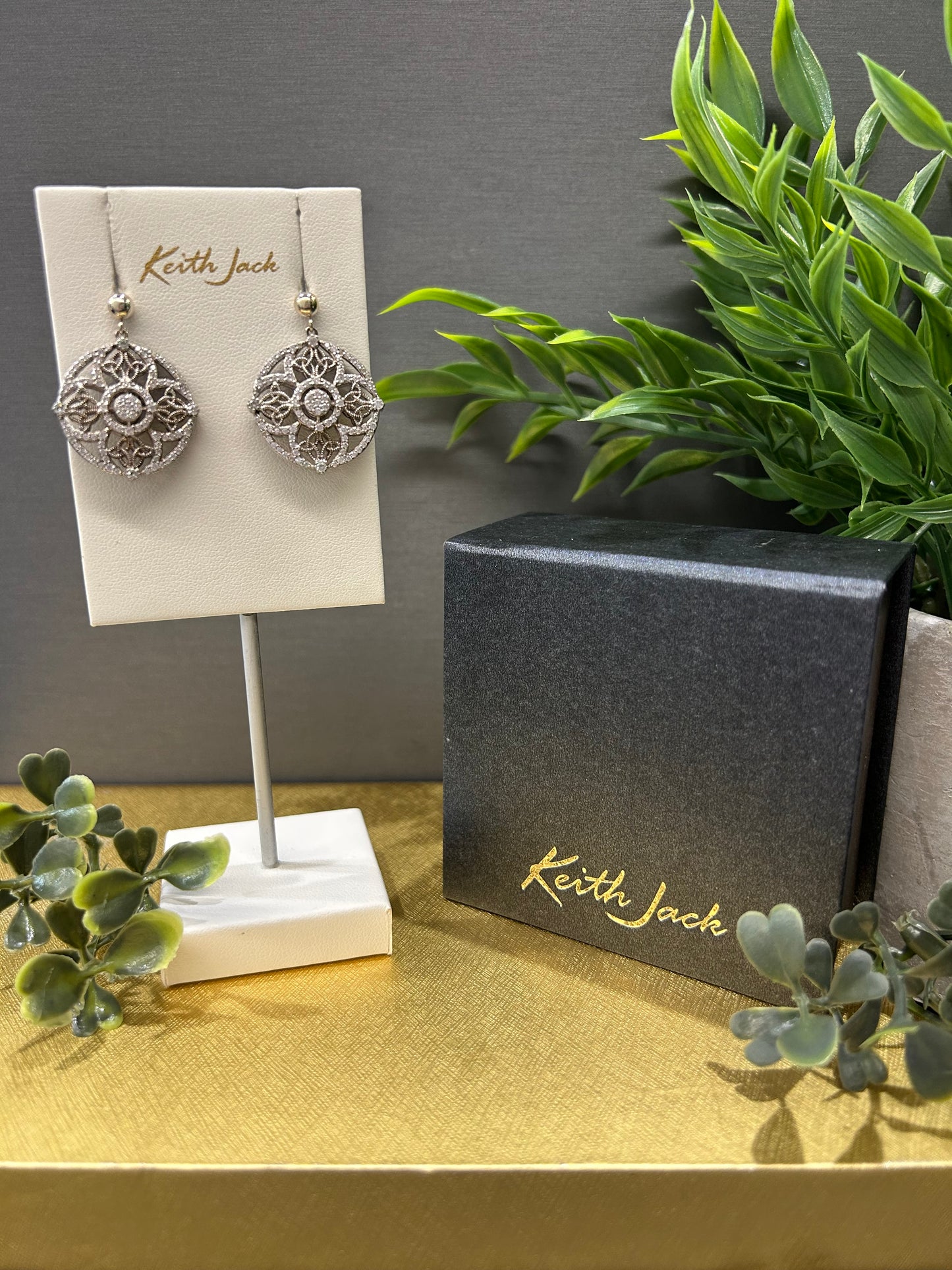 Silver Night and Day Earrings