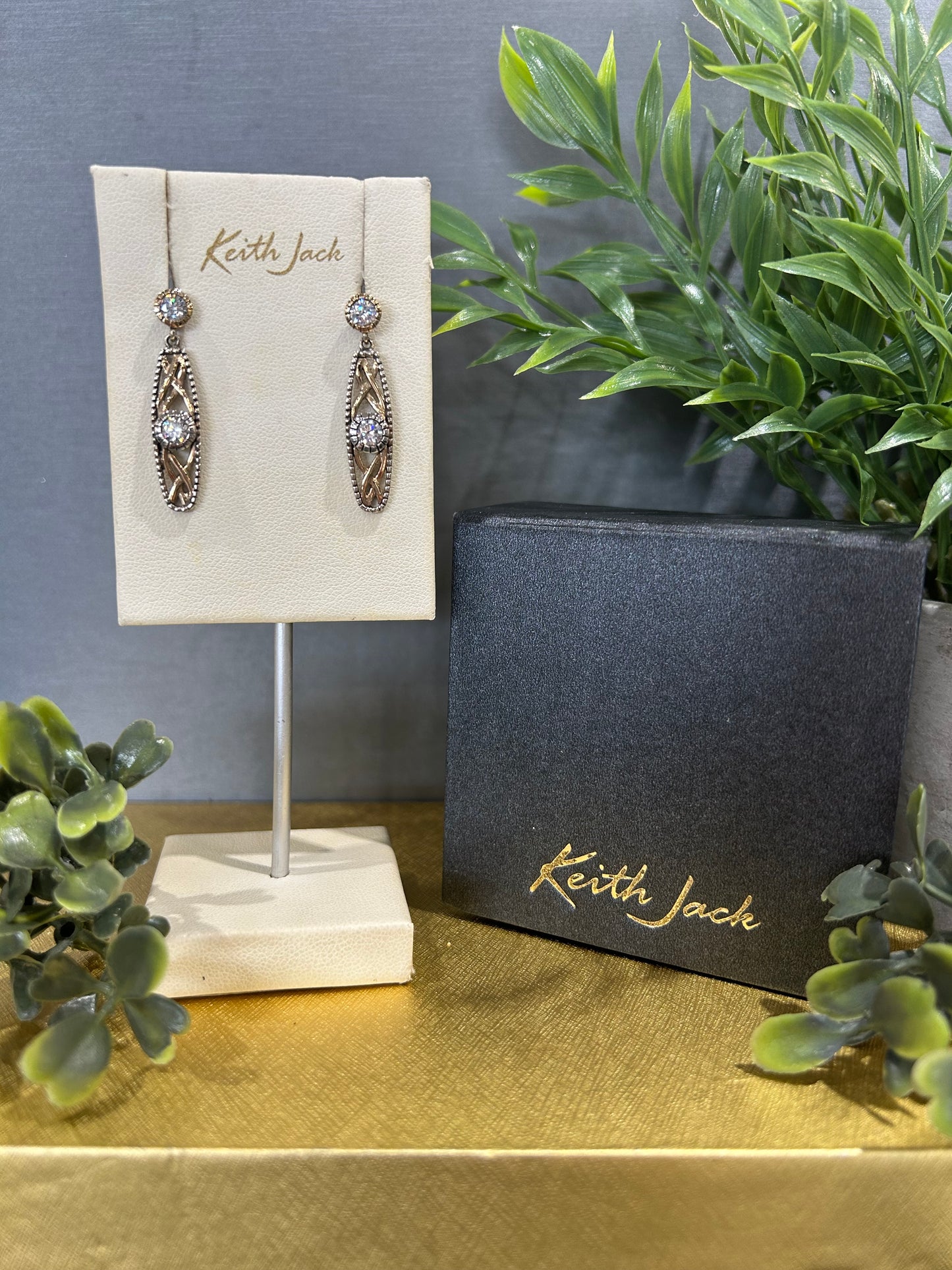 Silver and 10k Gold Brave Heart Earrings