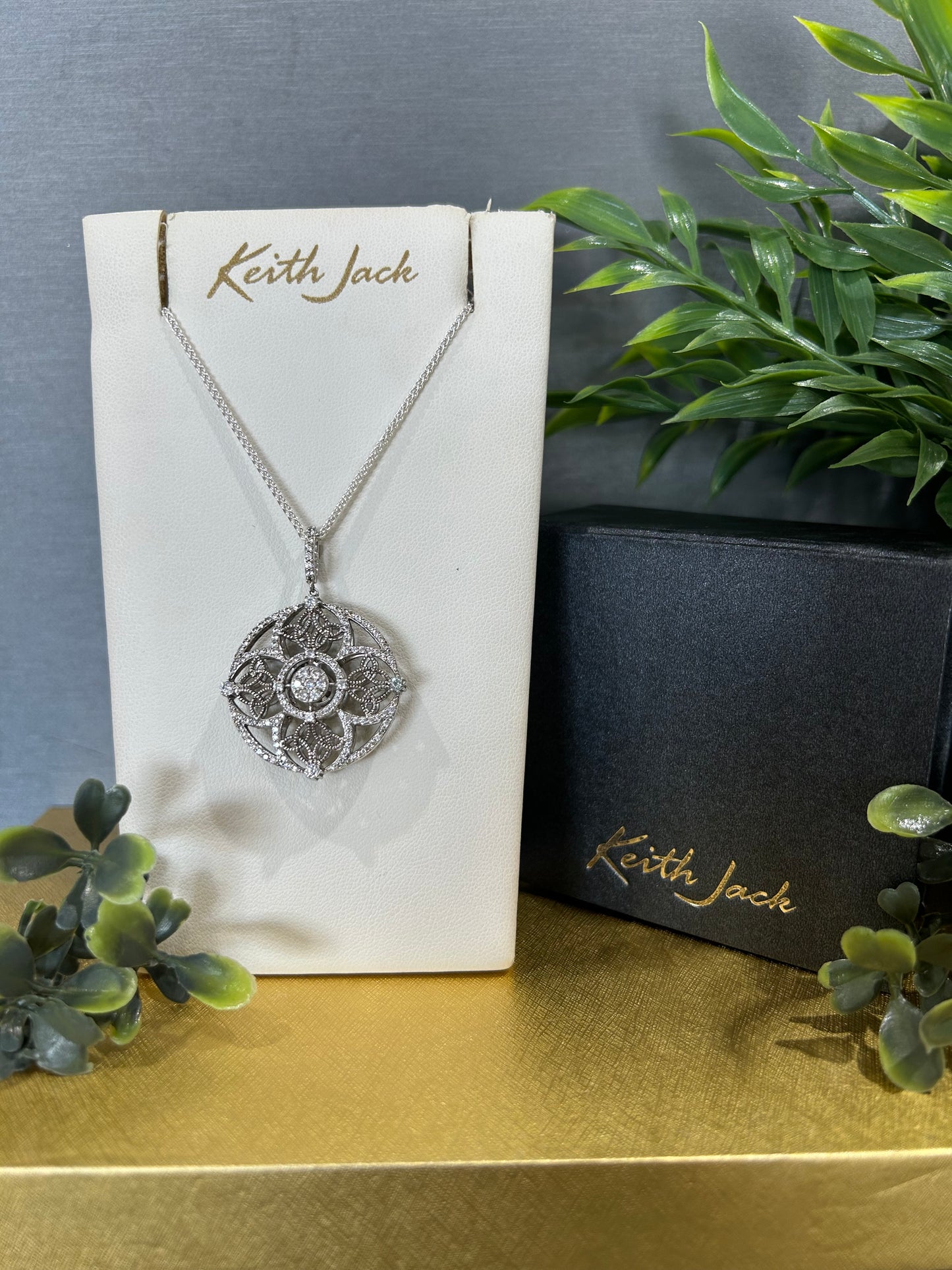 Silver Night and Day Pendant