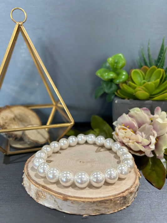 10-11mm Fresh Water Pearl Expandable Bracelet