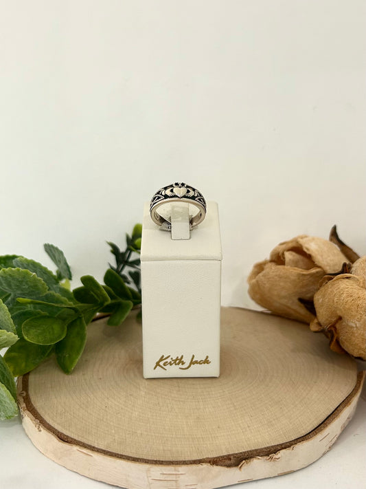 Silver Small Claddagh Ring