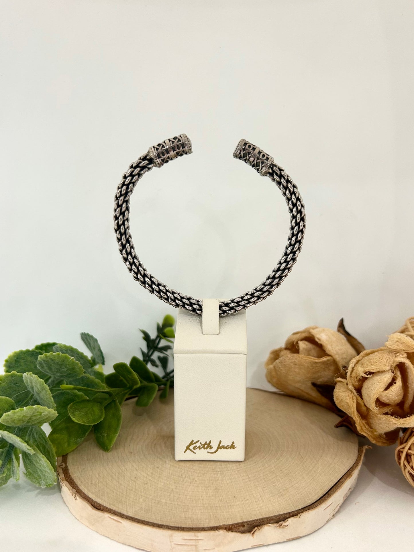 Silver Celtic Torc Bangle