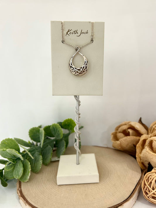 Silver and 22k Yellow Gold Window to The Soul Pendant