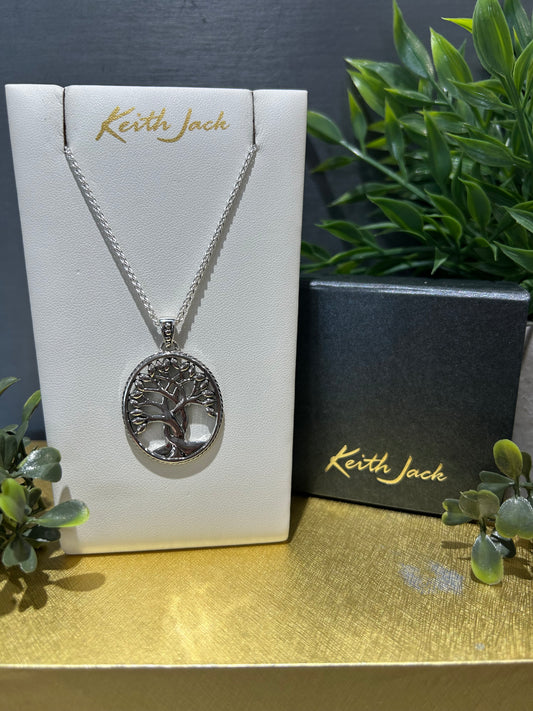 Silver Tree of Life Large Pendant