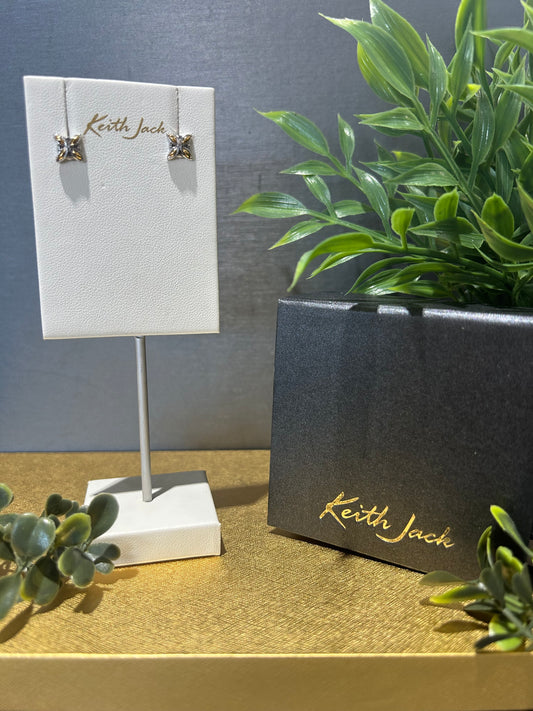 Silver and 10k Yellow Gold Celestial  Petite Earrings